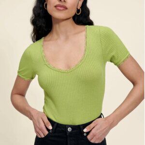 Rouje Giuia ribbed T-shirt, size 40